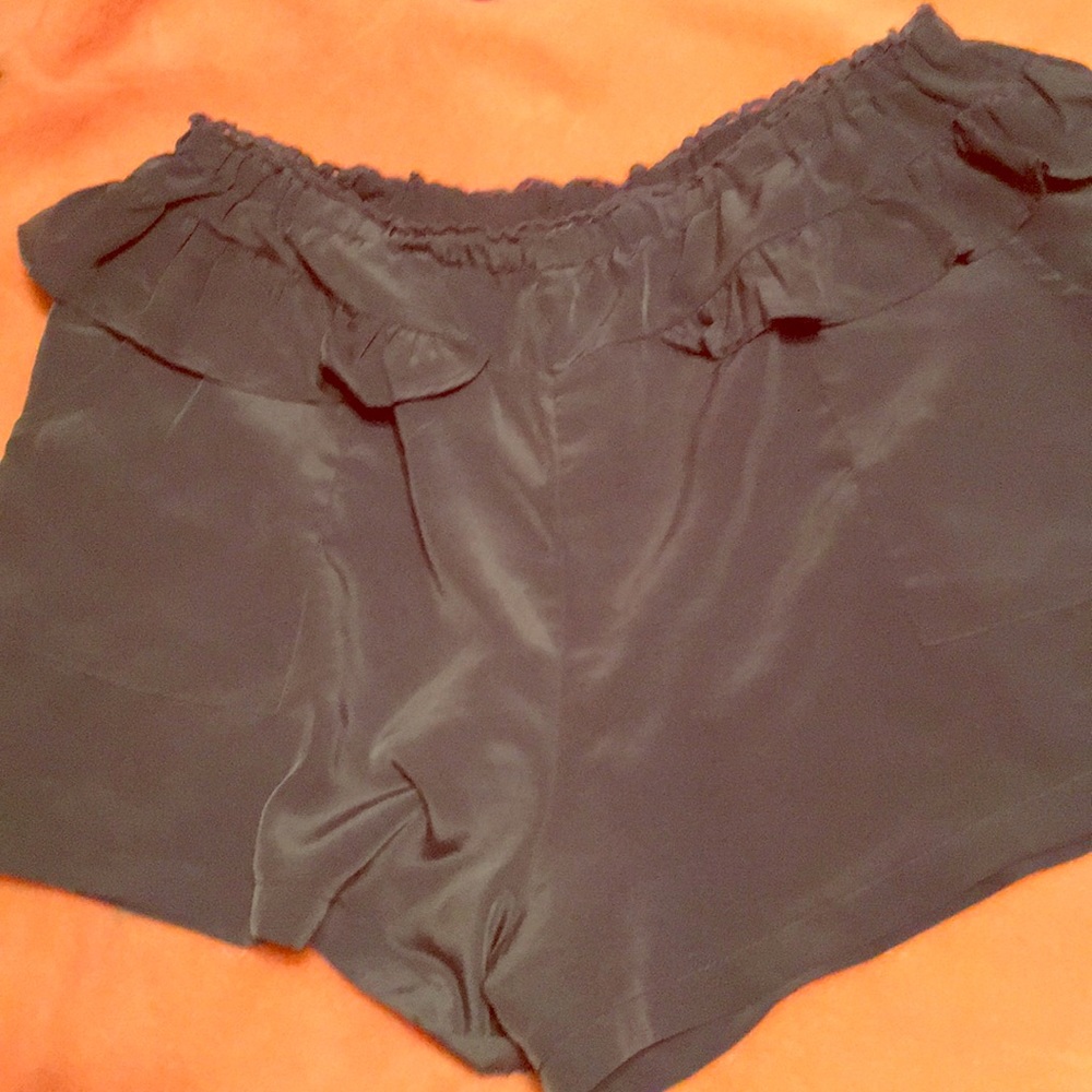 Free bird silly ruffled high waisted shorts